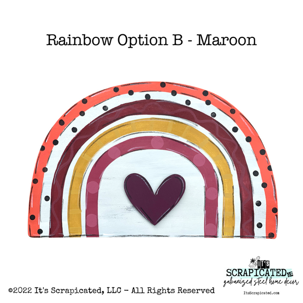 Spring Door Hanger Rainbow