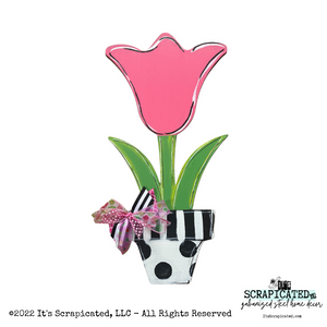 Spring Door Hanger Tulip