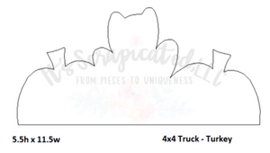 Bare Metal - 4X4 Truck - Turkey It's Scrapicated, LLC 
