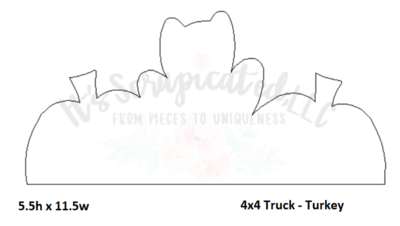 Bare Metal - 4X4 Truck - Turkey It's Scrapicated, LLC