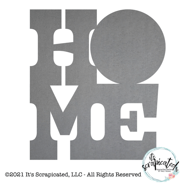 Bare Metal - Changeable HOME It's Scrapicated, LLC