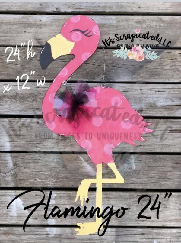 Bare Metal - Flamingo 24" It's Scrapicated, LLC