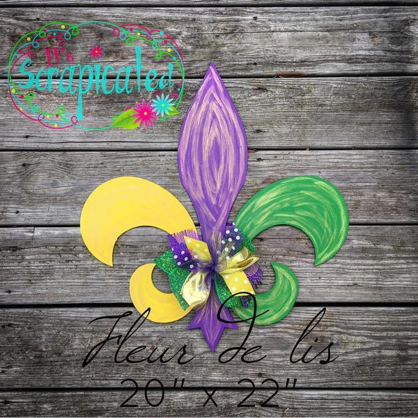 Bare Metal - Fleur De Lis It's Scrapicated, LLC