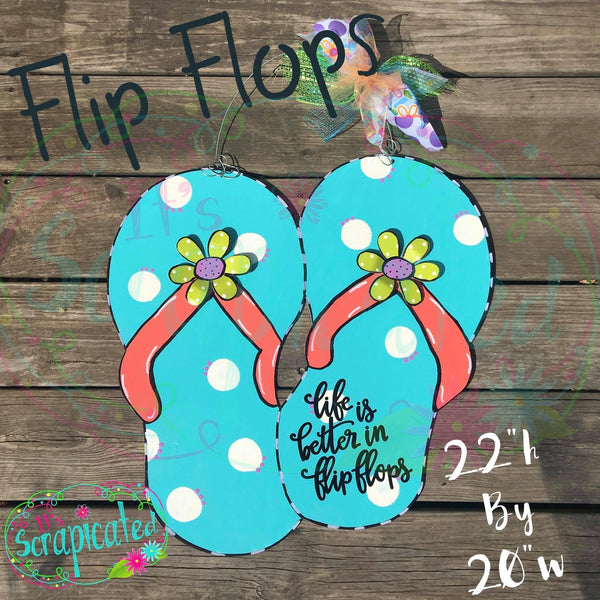 Bare Metal - Flip Flops It's Scrapicated, LLC