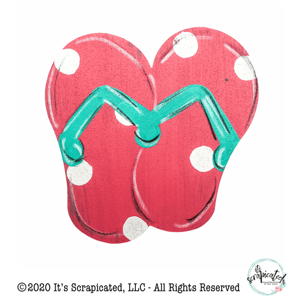 Bare Metal - Flip Flops It's Scrapicated, LLC