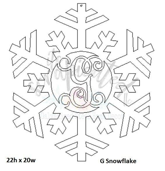 Bare Metal - Initial Snowflake It's Scrapicated, LLC 