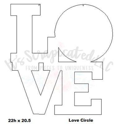 Bare Metal - Love Circle It's Scrapicated, LLC
