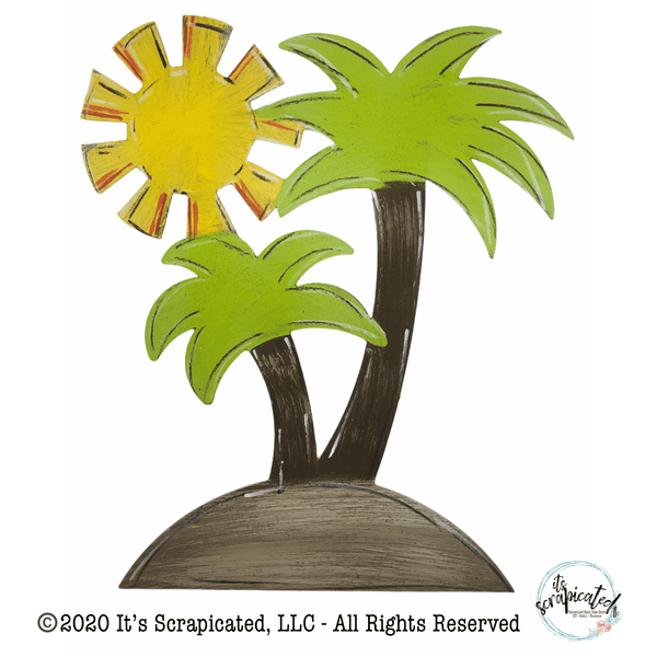 Bare Metal - Palm Tree It's Scrapicated, LLC