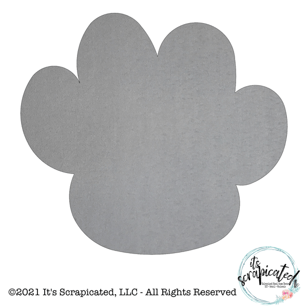 Bare Metal - Paw Print It's Scrapicated, LLC