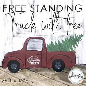 Bare Metal - Truck - Christmas Standing It's Scrapicated, LLC 