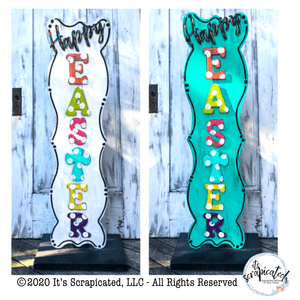 Porch Candy® Easter Changeable Porch Sign Happy Easter