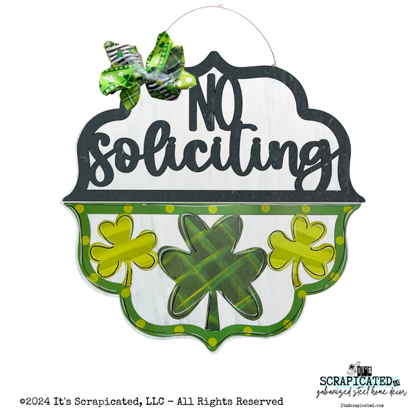 St. Patrick's Day Changeable Door Hanger Door Candy™ 3 Shamrocks