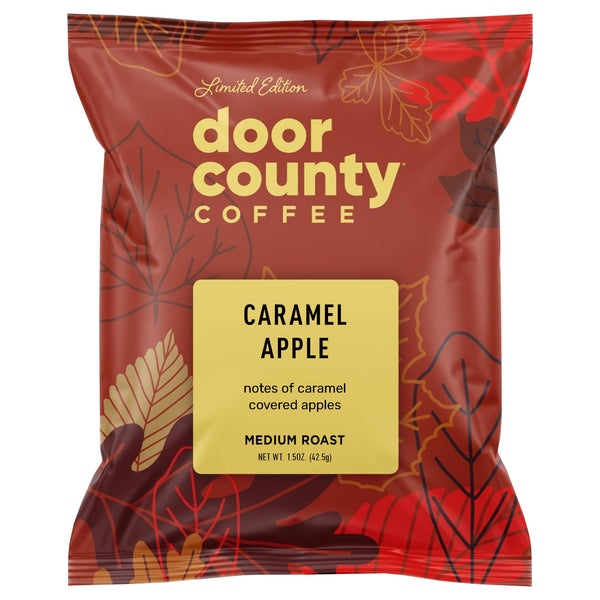 Caramel Apple Specialty FALL Flavored Coffee, 1.5oz SINGLE POT