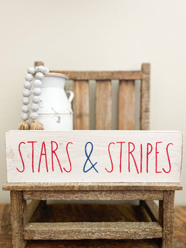 Stars & Stripes Wood Sign Bundle