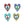 Load image into Gallery viewer, Magnet heart peace sign
