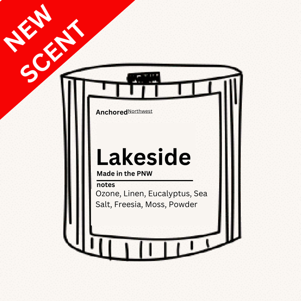 Lakeside Wood Wick Rustic Farmhouse Soy Candle