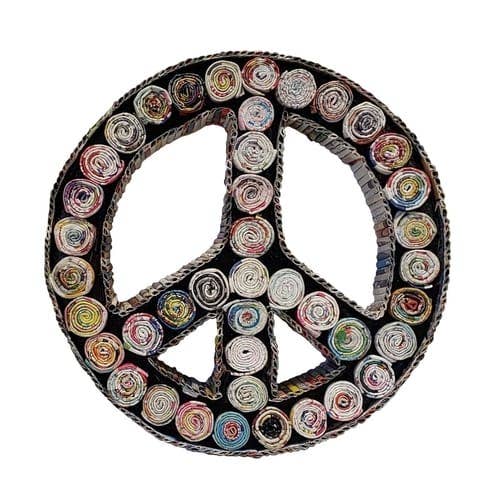 Peace Sign Figure - Recycled Paper