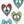 Load image into Gallery viewer, Magnet heart peace sign
