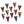 Load image into Gallery viewer, Heart magnets 3D flower
