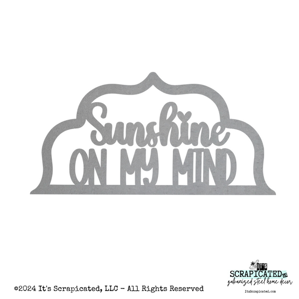 Door Hanger Top - Sunshine On My Mind