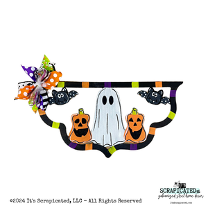 Halloween Changeable Door Hanger Door Candy™ Ghost Jack Bats