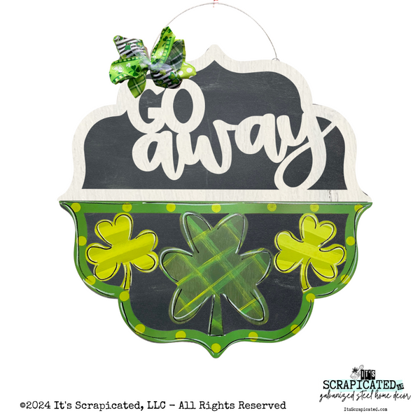St. Patrick's Day Changeable Door Hanger Door Candy™ 3 Shamrocks