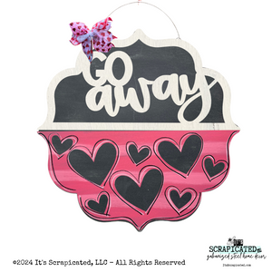 Valentine's Day Changeable Door Hanger Door Candy™ Hearts