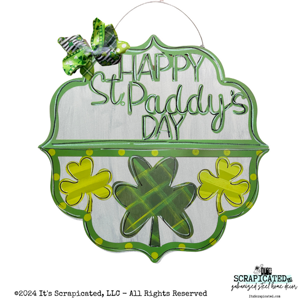 St. Patricks Day Changeable Door Hanger Door Candy™ Happy St. Paddy's Day