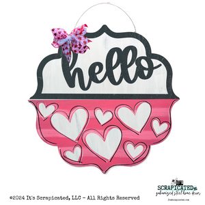 Valentine's Day Changeable Door Hanger Door Candy™ Hearts