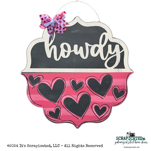 Valentine's Day Changeable Door Hanger Door Candy™ Hearts