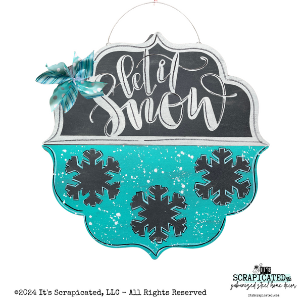 Winter Changeable Door Hanger Door Candy™ Snowflakes