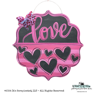 Valentine's Day Changeable Door Hanger Door Candy™ Love