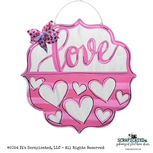 Valentine's Day Changeable Door Hanger Door Candy™ Love