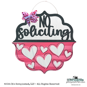 Valentine's Day Changeable Door Hanger Door Candy™ Hearts