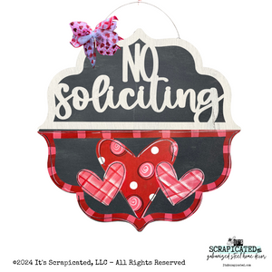 Valentine's Day Changeable Door Hanger Door Candy™ 3 Hearts