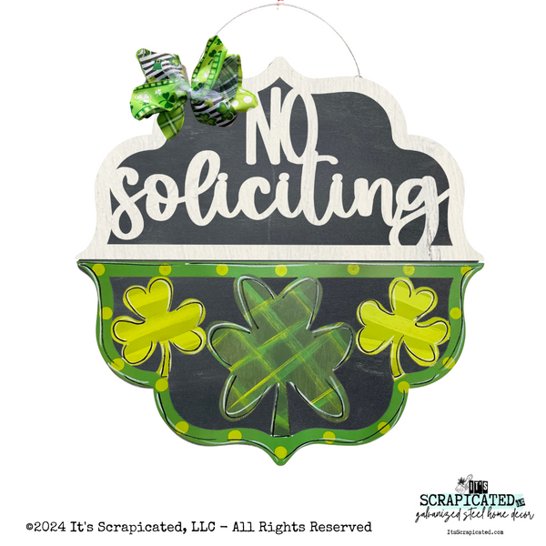 St. Patrick's Day Changeable Door Hanger Door Candy™ 3 Shamrocks