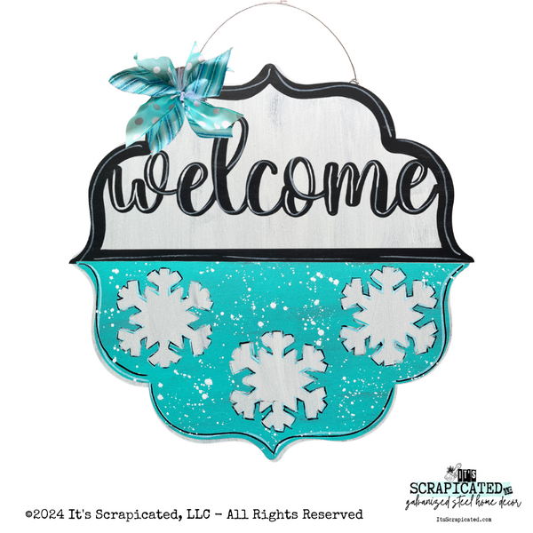 Changeable door hanger Door Candy™ Top Welcome