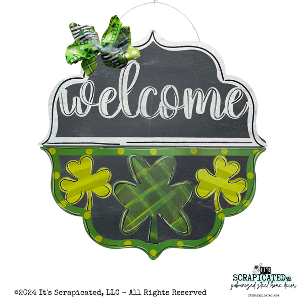 St. Patrick's Day Changeable Door Hanger Door Candy™ 3 Shamrocks