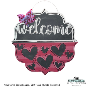 Valentine's Day Changeable Door Hanger Door Candy™ Hearts