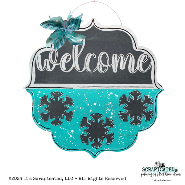 Winter Changeable Door Hanger Door Candy™ Snowflakes