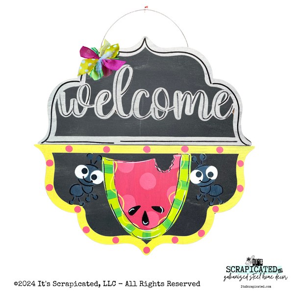 Changeable Door Hanger Bottom Watermelon and Ants