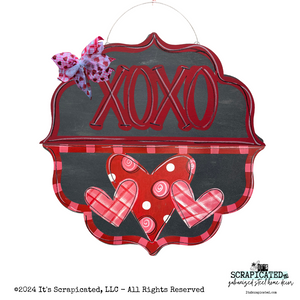 Valentine's Day Changeable Door Hanger Door Candy™ XOXO