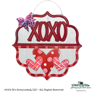 Valentine's Day Changeable Door Hanger Door Candy™ XOXO