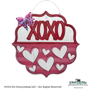 Valentine's Day Changeable Door Hanger Door Candy™ XOXO