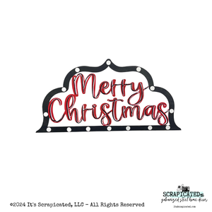 Changeable Door Hanger Merry Christmas