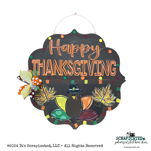 Halloween Changeable Door Hanger Door Candy™ Turkey