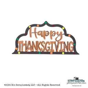 Thanksgiving Changeable Door Hanger Door Candy™ Happy Thanksgiving