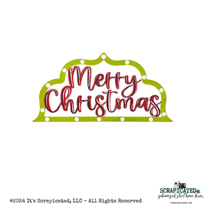 Changeable Door Hanger Merry Christmas