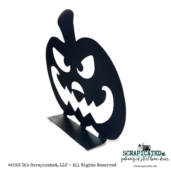 Free Standing Jack O Lantern Spooky Face Home Decor and Porch