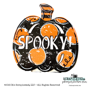 Free Standing Pumpkin Spooky Home Decor and Porch